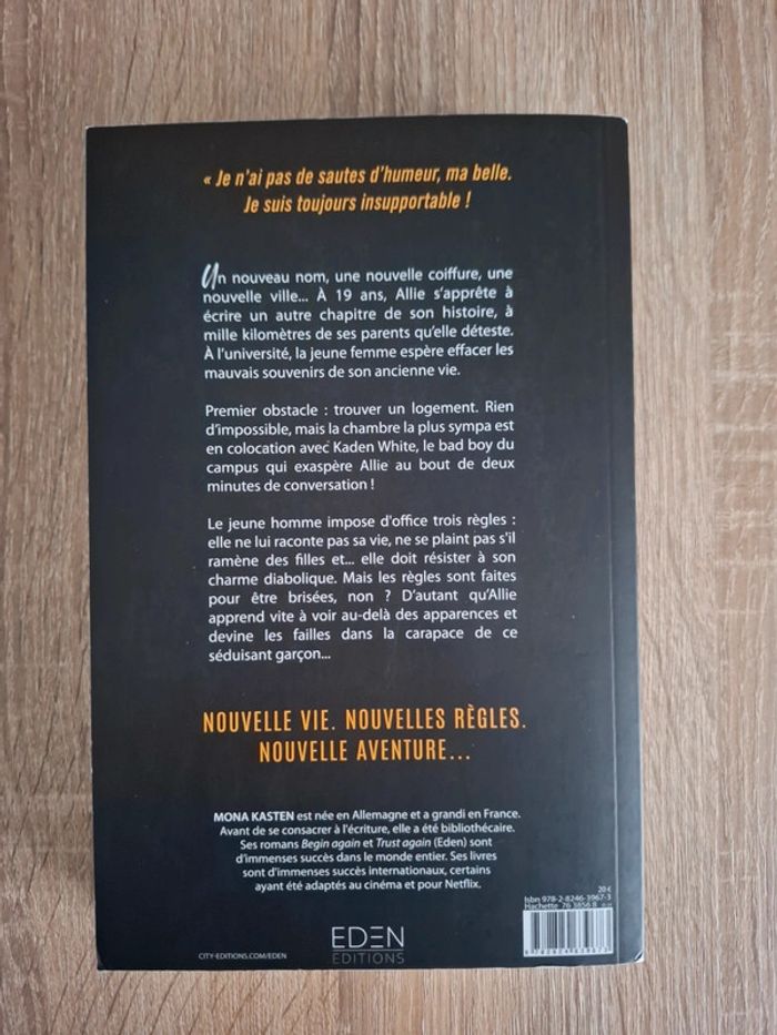 Livre de Mona Kasten, briser les règles,  Again t1 - photo numéro 2