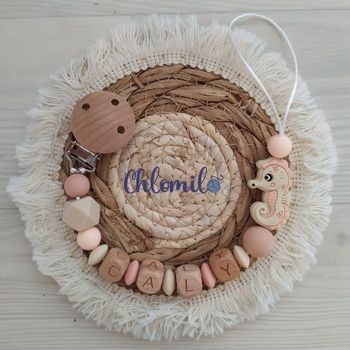 Attache tétine personnalisée