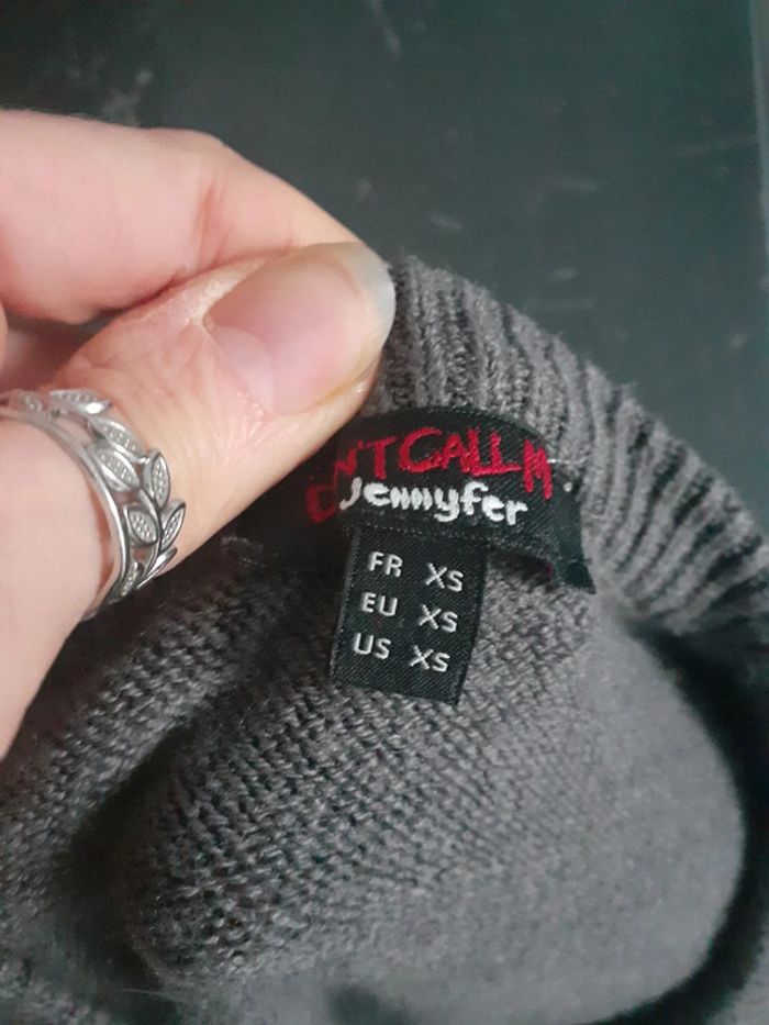Pull long gris XS - photo numéro 2