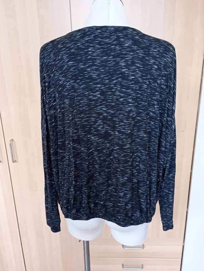 Blouse gris chiné - photo numéro 4