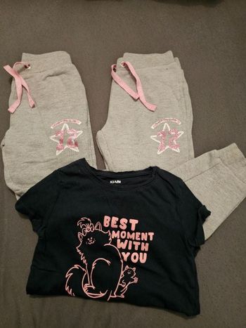 Lot tee-shirt et pantalon