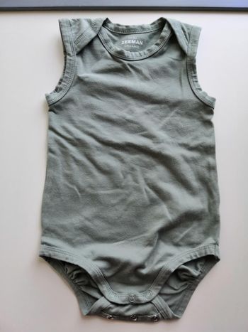 Body sans manches (Vert) 9/12 mois (74/80 cm) Zeeman