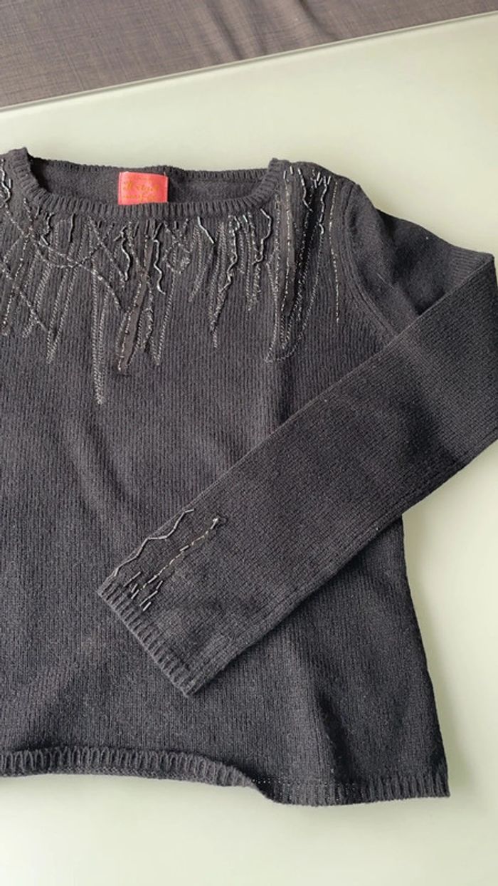Joli pull noir miniman 16 ans - photo numéro 2
