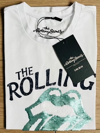 T-shirt à sequins réversibles The Rolling Stones IKKS T-10 ans