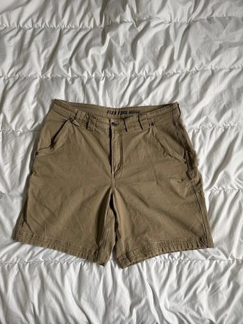 Short beige femme Duluth Trading Co – Flex Fire Hose – taille 38