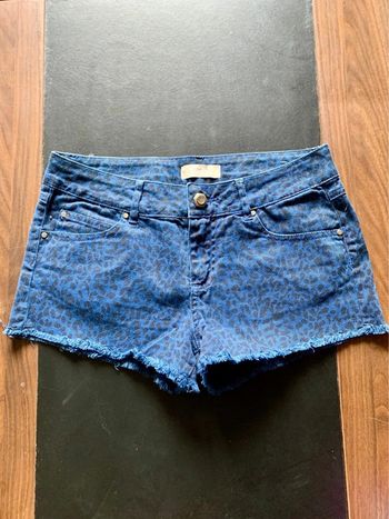 Short en Jean bleu léopard - Pimkie T34