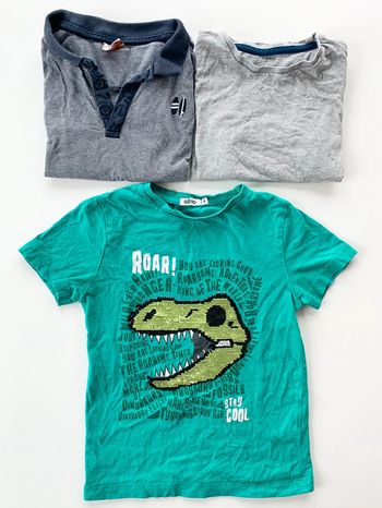 Lot de 3 t-shirt 👕 manches courtes 6 ans