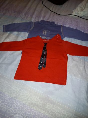 Lot de 2 t-shirts manches longues