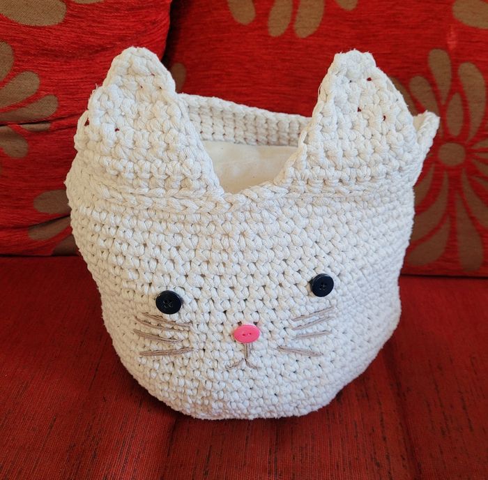 Panier crochet chat