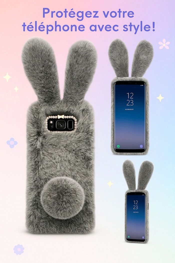 Coque de lapin pour samsung note 8