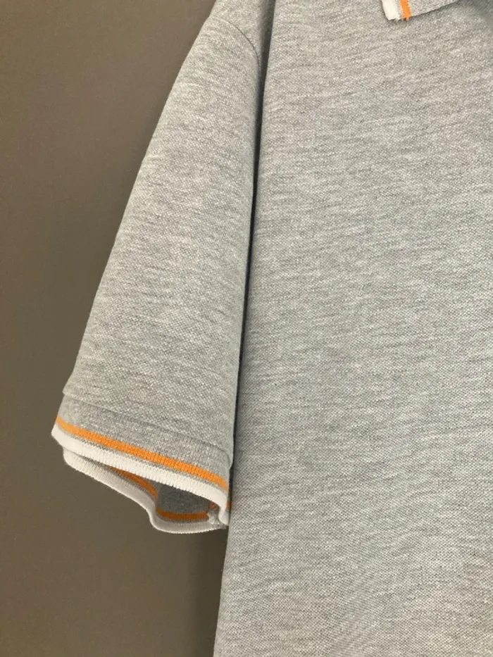 Polo homme manches courtes gris clair XL Bill Tornade - photo numéro 3