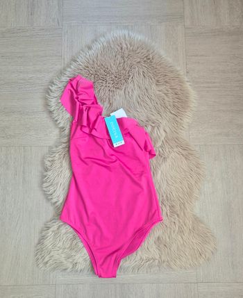 Maillot de bain 1 pièces asymétrique à volants * Dorina *
