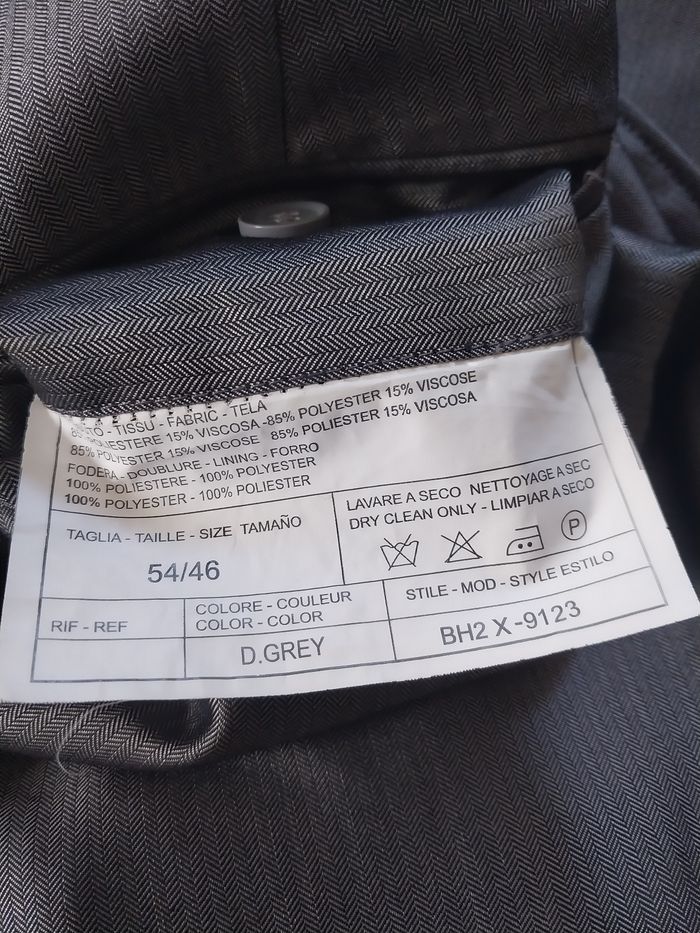 Costume homme Bryan H XL – Gris foncé – Porté 1 fois - photo numéro 7