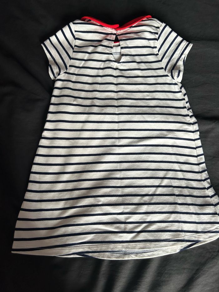 Robe marinière cerise sequin 4 ans - photo numéro 3