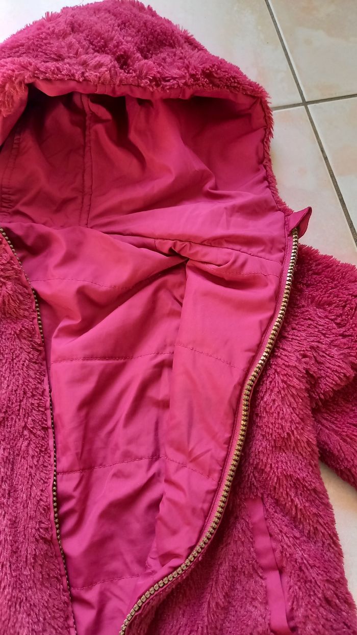 Blouson/doudoune à capuche réversible T.6 ans - photo numéro 4