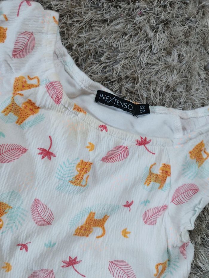 Lot de vêtements bébé fille robe 6 mois tache - photo numéro 7
