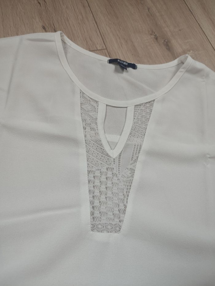 Haut blanc Kiabi M - photo numéro 2