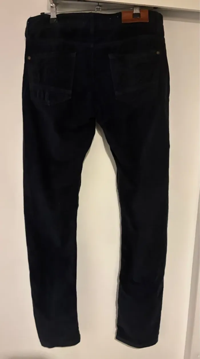 Jean Slim Fit type velours Devred taille L - 40 en très bon état - photo numéro 3