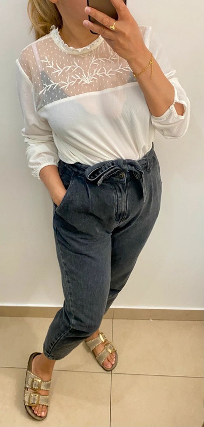Blouse brodé Taille M - photo numéro 4