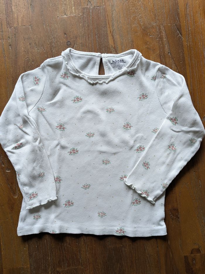 Tee shirt manches longues fille 36 mois