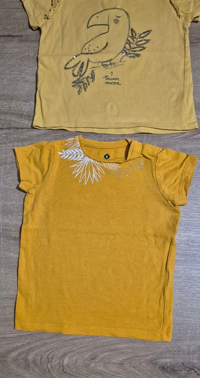 Lot t-shirts MC 18-24 mois - photo numéro 2