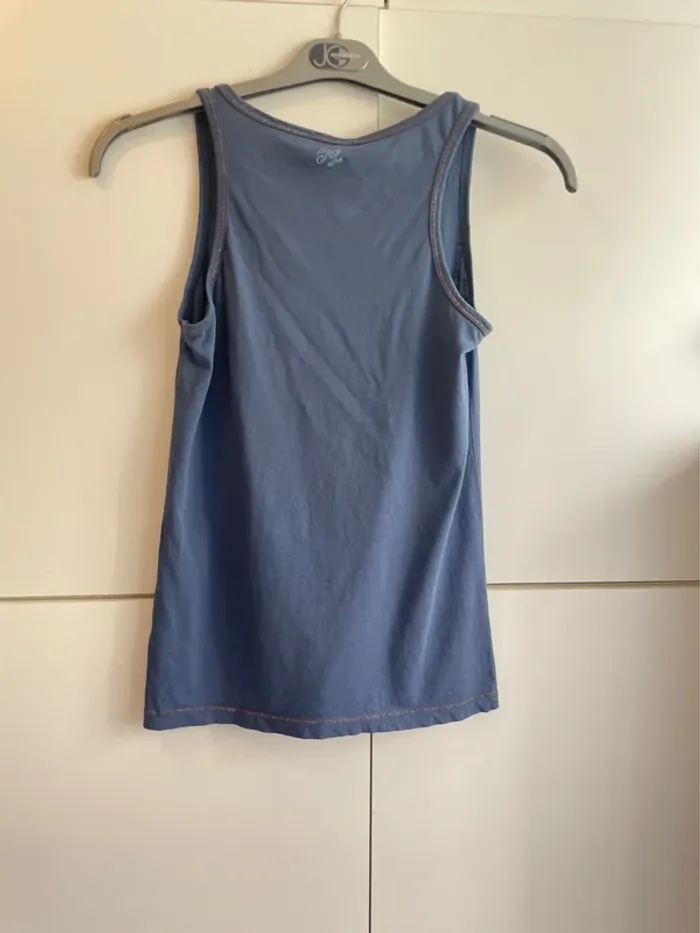 T-shirt bleu foncé neuf pako litto taille S - photo numéro 2