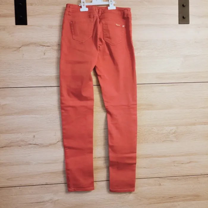 Pantalon rouge femme taille 38 megusto denim - photo numéro 4