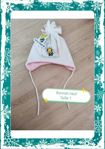 Bonnet bébé fille taille 1