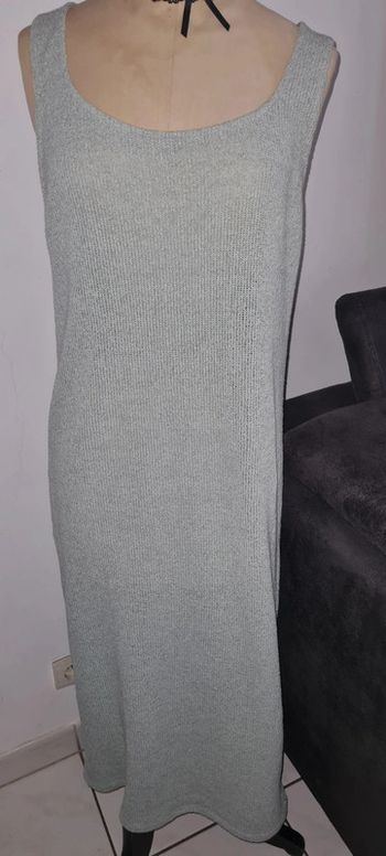 Robe vestido abito longue maille zara L vintage
