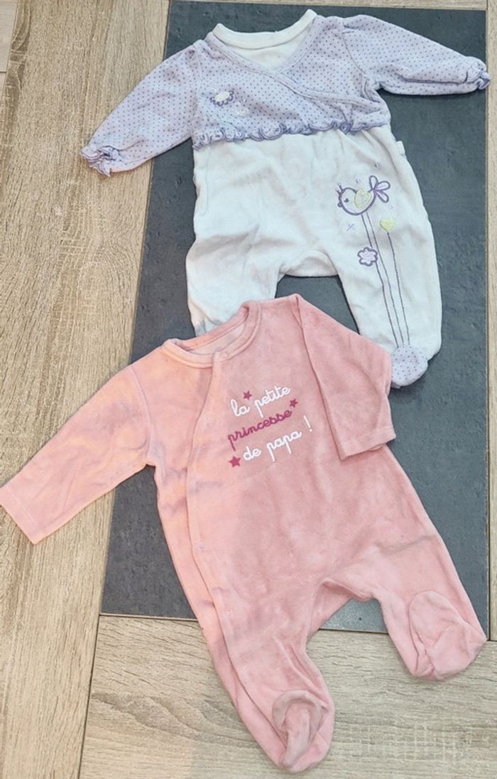 Lot pyjamas bébé fille - photo numéro 2