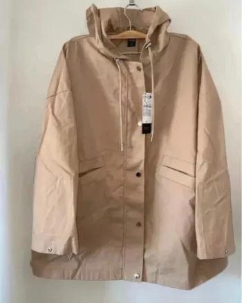 Manteau parka beige Kiabi homme taille XS neuf avec étiquette