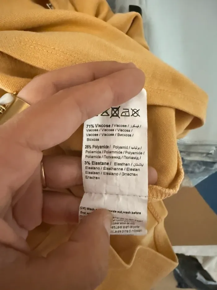 Robe longue jaune moutarde Pimkie - photo numéro 4