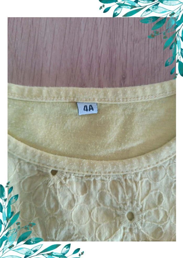 T-shirt fille 4 ans - photo numéro 3