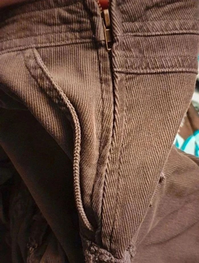 Jupe courte marron glacé Camaïeu taille 36 - photo numéro 6