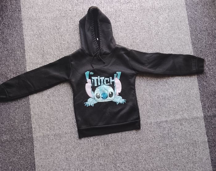 Sweat à capuche Stitch pour enfants Taille 130 - photo numéro 2