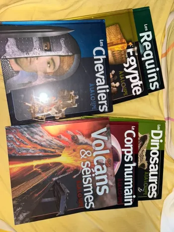 Lot livres À la loupe