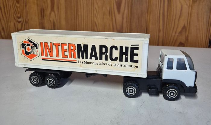 Camion intermarché jouet semi remorque publicitaire ky vintage - photo numéro 3