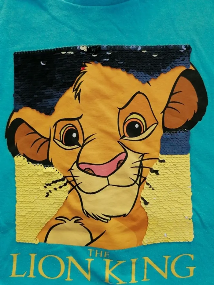 Tee shirt Simba 8 ans - photo numéro 4