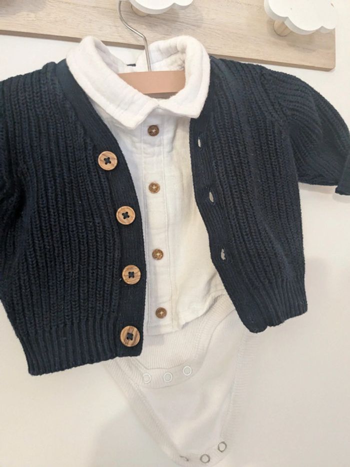 Ensemble chemise, gilet + short - photo numéro 3