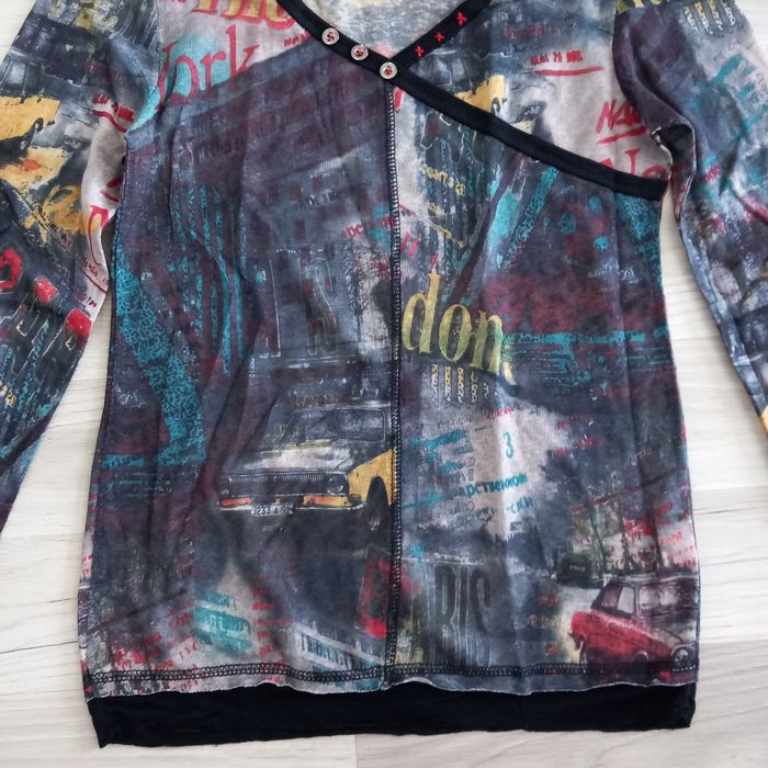 T-shirt femme à manches longues imprimé Cicero taille unique - photo numéro 3