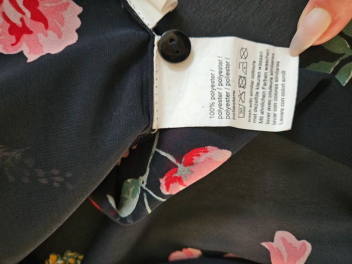 MS Mode chemisier voile transparent à fleurs taille 42 - photo numéro 8