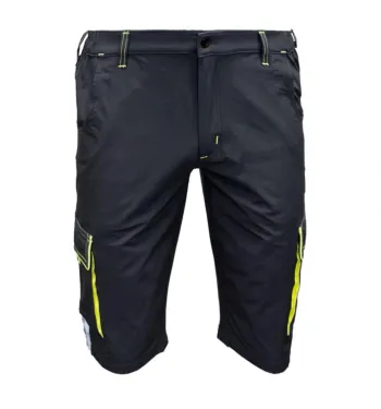 Bermuda Pro-Tech-Tor Safety Rider noir/jaune fluo Taille 7-8 ans Neuf