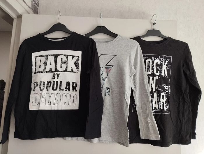 Lot 3 Tee shirts Primark taille 9/10 ans