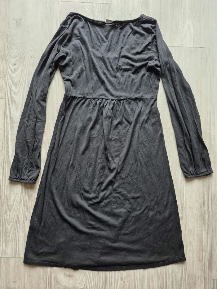 Robe noire esprit manche longue taille L - photo numéro 2