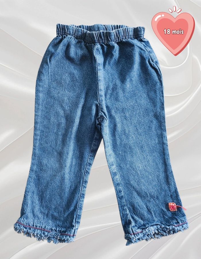 Jean bleu fille 18 mois