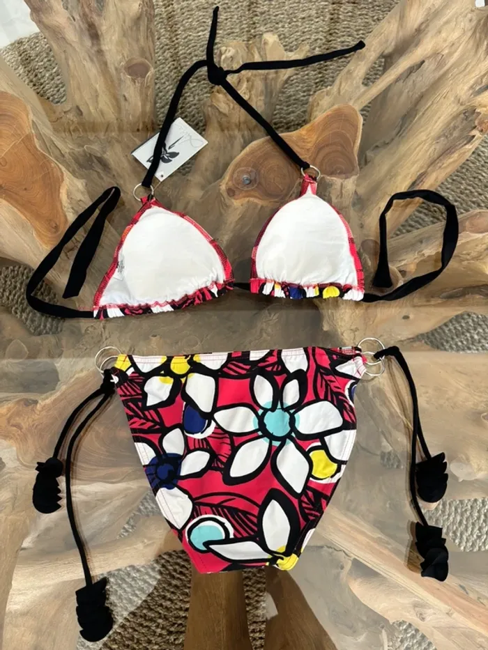 Maillot de bain 2 pièces Livia fleurs - photo numéro 2