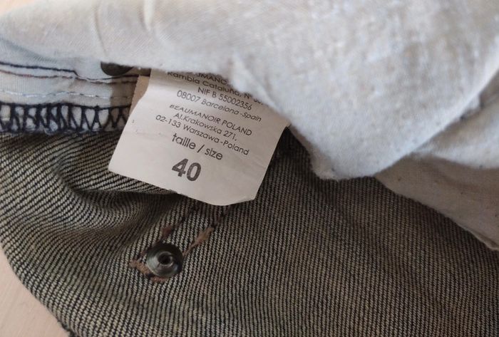 Jupe en jean cache cache taille 40 - photo numéro 4