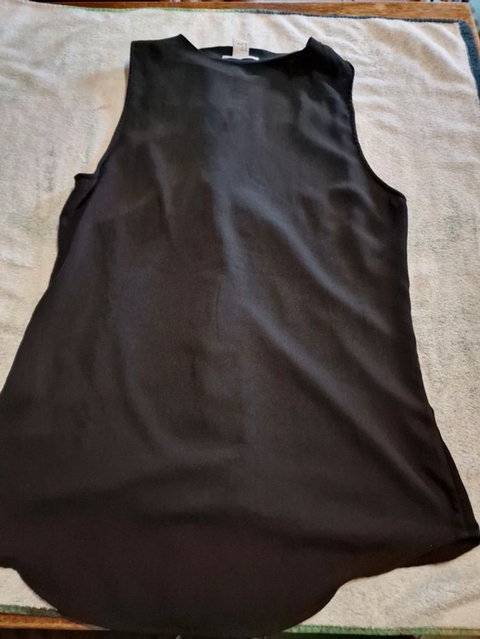 Debardeur noir femme - taille 38 - H&M - photo numéro 2