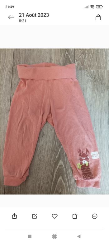 Pantalon 12-18 mois lupilu