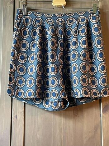 Short H&M bleu à motif
